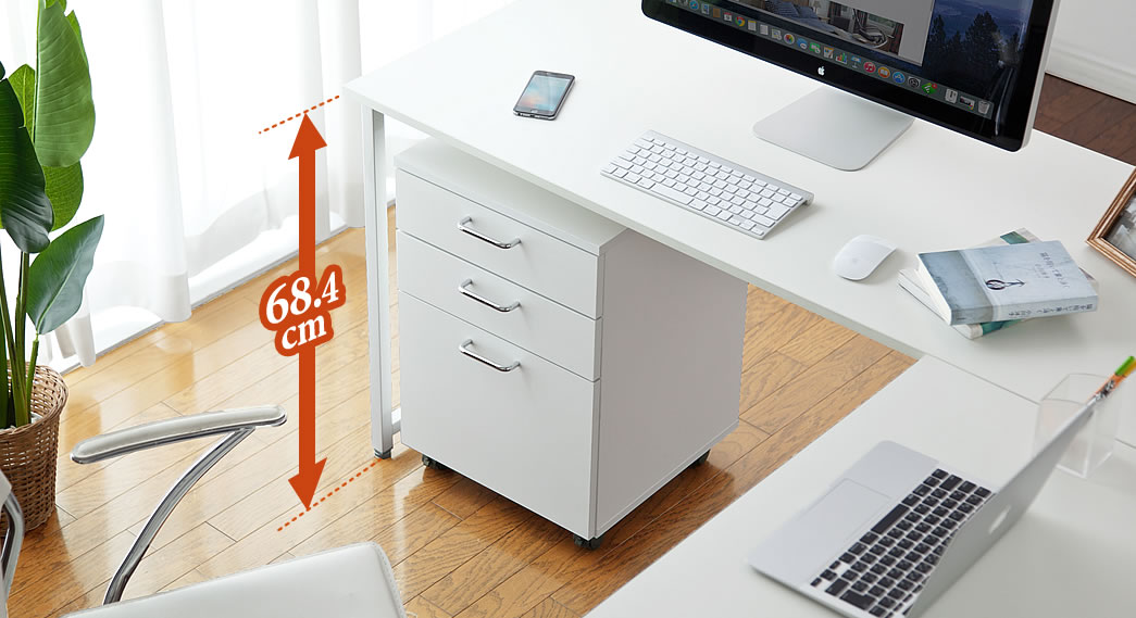 100-DESKH011Wの画像