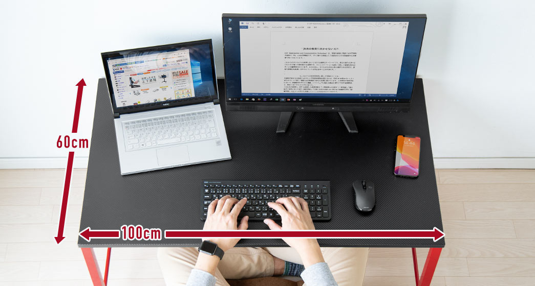 100-DESKL010BKRの画像