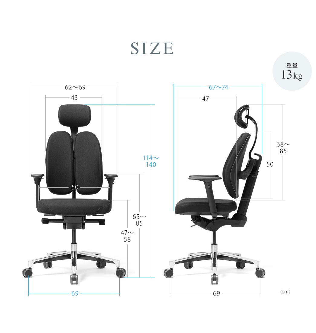 SIZE 重量13kg