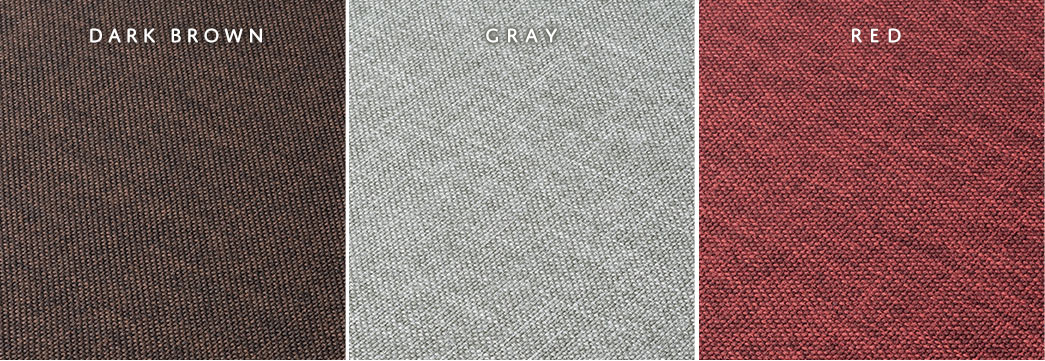 DARK BROWN GRAY RED