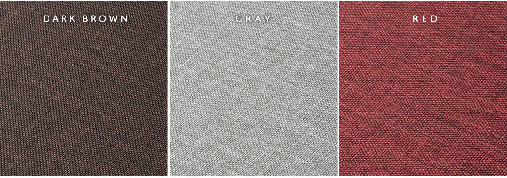 DARK BROWN GRAY RED