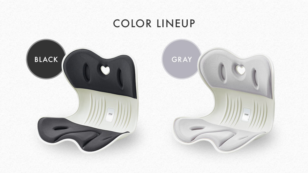 COLOR LINEUP、BLACK、GRAYの2色展開。