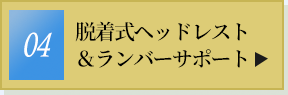 脱着式ヘッドレスト＆ランバーサポート