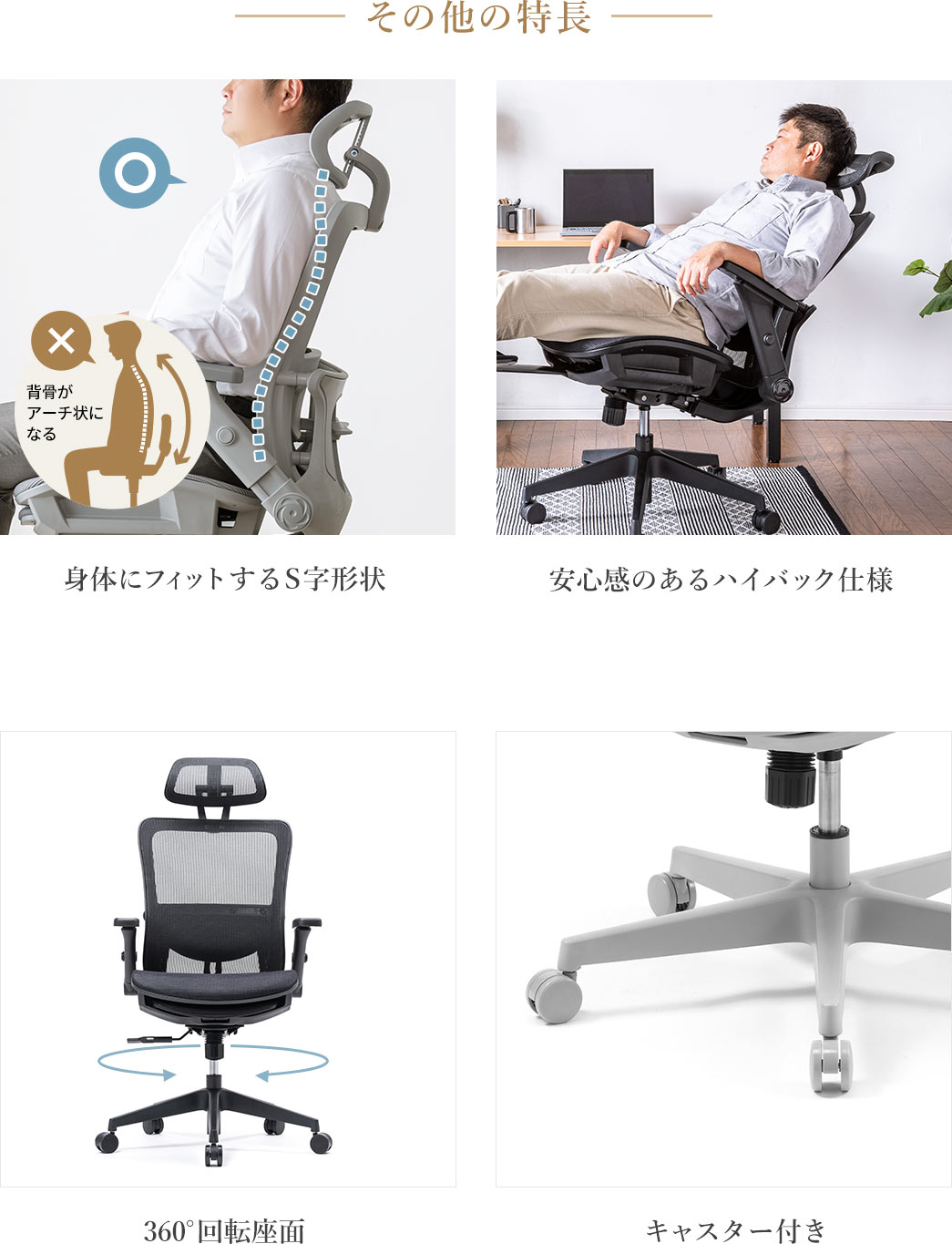 その他の特長