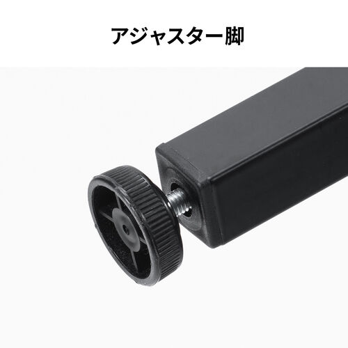 ローデスク ローテーブル 高さ調整 5段階調整 幅100cm 奥行60cm タップ受け パソコンデスク パソコンテーブル ゲーミング ブラウン