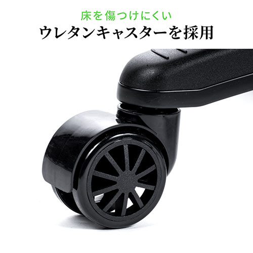タフネス ゲーミングチェア 高耐荷重150kg 4Dアームレスト ハイバック 160°リクライニング ウレタンキャスター 150-SNCL022