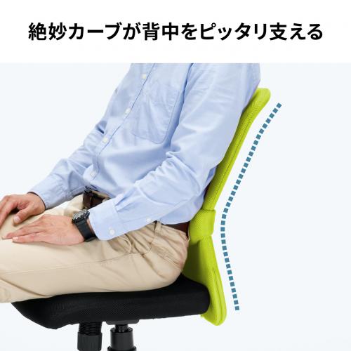メッシュチェア ミドルバック ブラック