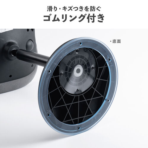 立ち仕事が楽になる ハイスツール 座面可動 高さ調整 グレー