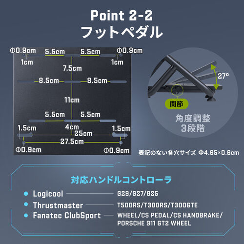 レーシングコックピット 座面スライド 背もたれリクライニング シフトレバー台付き コンパクトサイズ