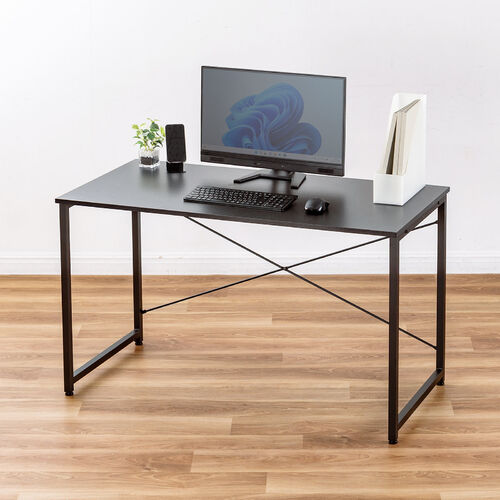 ワークデスク3 幅120cm 奥行60cm ブラック