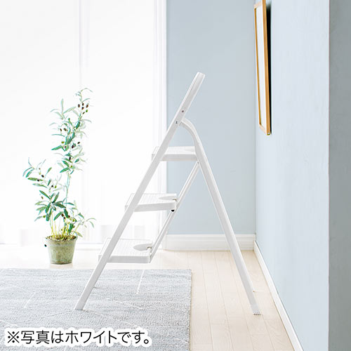踏み台 折りたたみ式 3段 ステップ台 ブラック