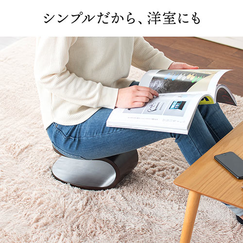 正座椅子 法事 しびれ あぐら 腰痛対策 コンパクト クッション付き 木製 耐荷重100kg