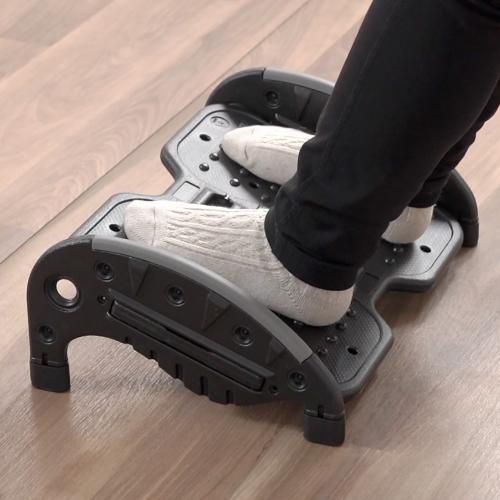 両面使えるフットレスト デスク用 足置き台