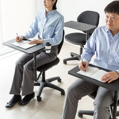 【在庫限り】チェア用後付けデスク チェアオプション 後付けテーブル チェア用デスク オフィスチェア
