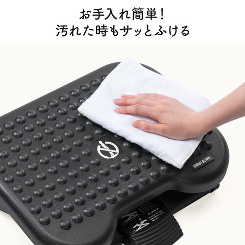 フットレスト 高さ調整可能 デスク下 オフィス スウィング 足置き 足置き台