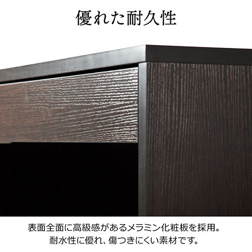 パソコンデスク 幅100cm ワークデスク 書斎 書斎机 学習机 ブラウン