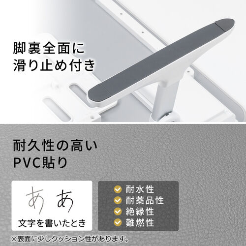 折りたたみテーブル 折りたたみノートパソコンデスク 持ち運びデスク ラップデスク ローテーブル 幅60cm 高さ調整 角度調整対応 組み立て不要 完成品 グレー