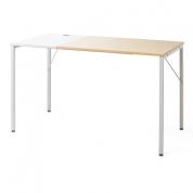 【在庫限り】2トーン ワークデスク 幅120cm 奥行60cm ライトブラウン×ホワイト