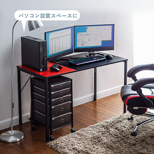 【在庫限り】2トーン ワークデスク 幅120cm 奥行60cm ライトブラウン×ホワイト