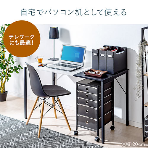 ゲーミングデスク ワークデスク テレワーク ブラック×レッド ケーブル通し付き モニターアーム取付対応 幅100cm 奥行60cm
