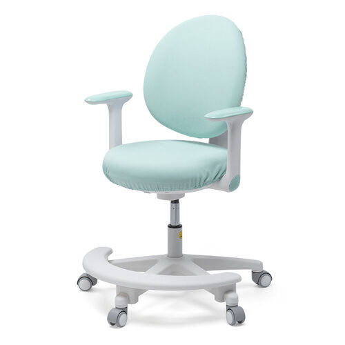 学習チェア キッズチェア 一体型背もたれブルー