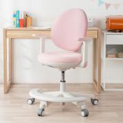 学習チェア キッズチェア 一体型背もたれ ピンク