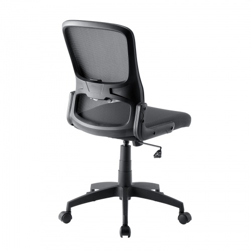 メッシュチェア 背座一体型ロッキング キャスター付き ブラック