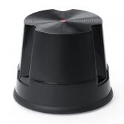 ステップスツール 踏み台 キャスター付き 高さ30cm 1段タイプ 耐荷重150kg ブラック