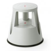 ステップスツール 踏み台 キャスター付き ストッパー機能付き 高さ41.5cm 2段タイプ スタッキング可能 耐荷重150kg 高耐久 グレー