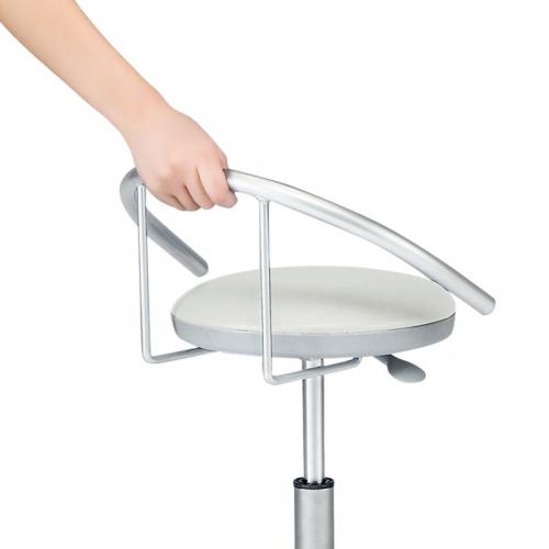 抗菌チェア 耐アルコールレザー 背もたれ付き グリーン 医療機関向け 