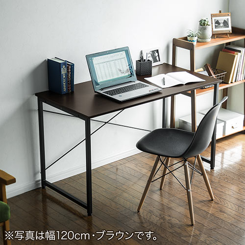 ワークデスク 幅120cm 奥行60cm ホワイト