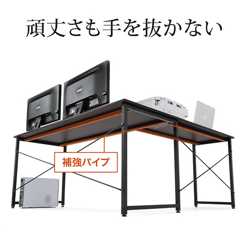 L字型デスク 幅150cm+90cm ホワイト