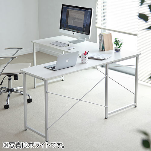 L字型デスク 幅150cm+90cm ブラック