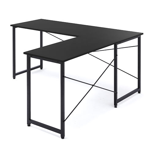 L字型デスク 幅150cm+90cm ブラック