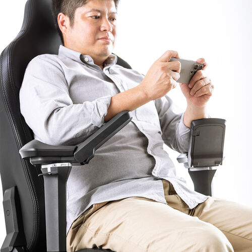 【在庫限り】ゲーミングチェア 170°リクライニング 5次元アームレスト 大型ランバーサポートつき 耐荷重100kg