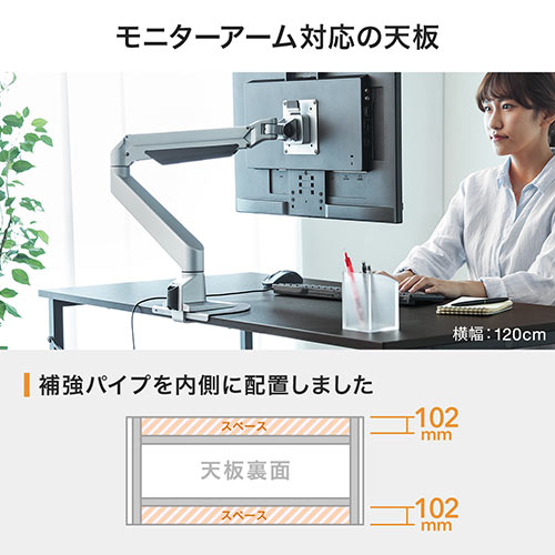 【アウトレット】ワークデスク 幅60cm 奥行60cm ホワイト