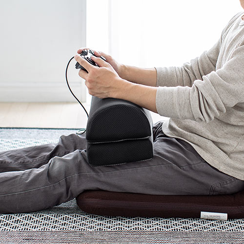 メッシュクッション フットレスト 低反発 足置き台