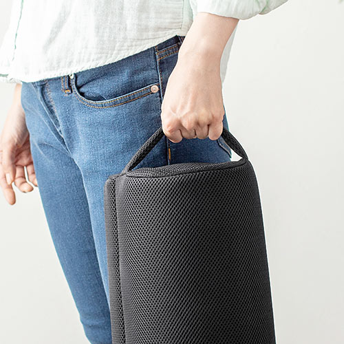 メッシュクッション フットレスト 低反発 足置き台