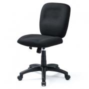 オフィスチェア 布張り ロッキング機能 キャスター付き ブラック