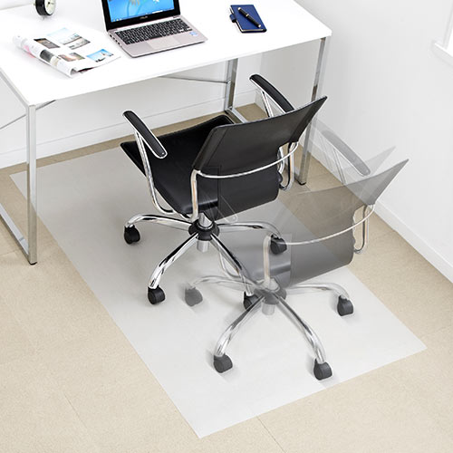 大型チェアマット 150×90cm EVA樹脂 日本製 床保護マット