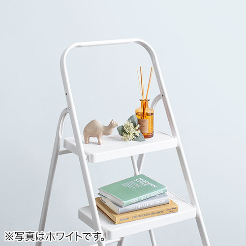 踏み台 折りたたみ式 3段 ステップ台 クリームベージュ