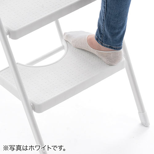 踏み台 折りたたみ式 3段 ステップ台 モカブラウン