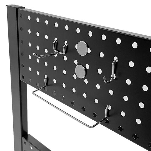 YK-ERD035LM専用ペグボード ペグパネル 有孔ボード 昇降デスク 幅120cm 高さ65.3cm