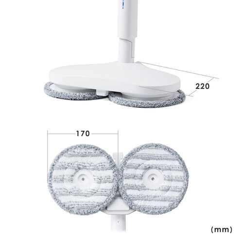 電動モップ 回転モップ コードレスモップ 充電式 コードレスクリーナー 洗浄 長さ調整 掃除道具 クリーナー