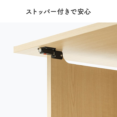折りたたみデスク コンパクトデスク 折りたたみワゴン 作業台 リビング学習 テレワーク 拡張デスク キャスター付き 北欧 おしゃれ シンプル ライトブラウン