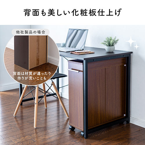 すきま収納ラック キャスター付き 幅20cm 奥行き55cm 押入れ収納 マルチワゴン ホワイト